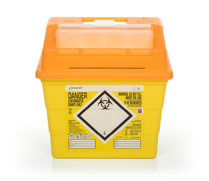 Sharpsafe 9 Litre (Protected Access Option Available)